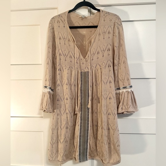 Haden LA Women's Boho Tunic with embroidered detail on front and sleeves W(M) - Picture 2 of 5